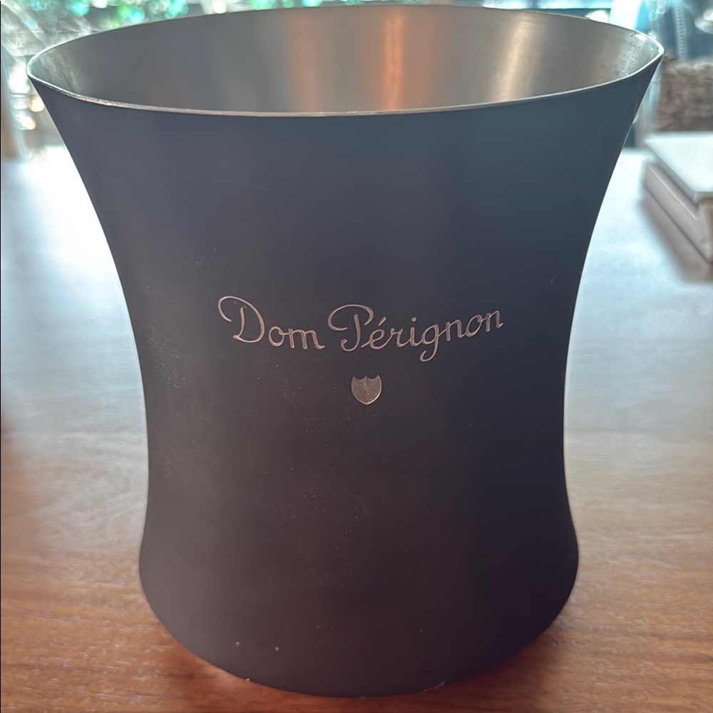 Dom Perignon Pewter Champagne Graphite Champagne Bucket signed by Martin Szekely